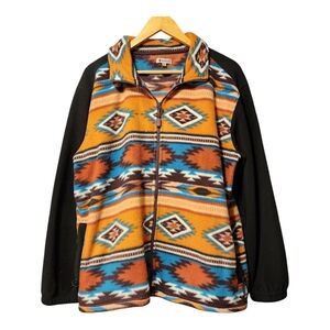 Trail Crest Colorful Aztec Fleece Jacket